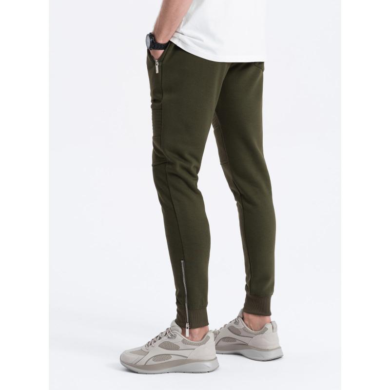 Férfi melegítőnadrág V1 OM-PASK-0131 krém színű