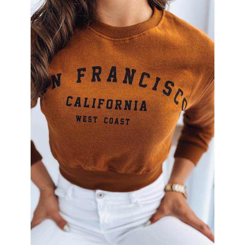 Dámska blúzka s potlačou SAN FRANCISCO červená
