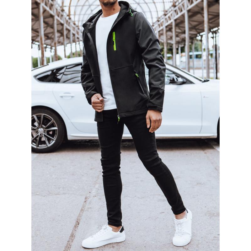 Pánská softshellová bunda s kapucí ITOS černá