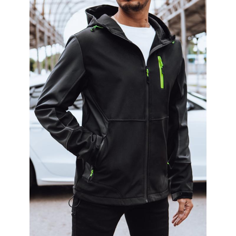 Pánská softshellová bunda s kapucí ITOS černá