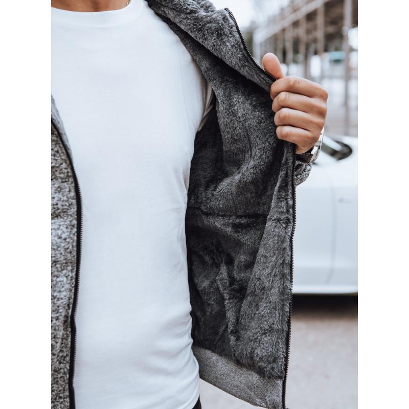 Pánská zateplená bunda ITOS světle šedá