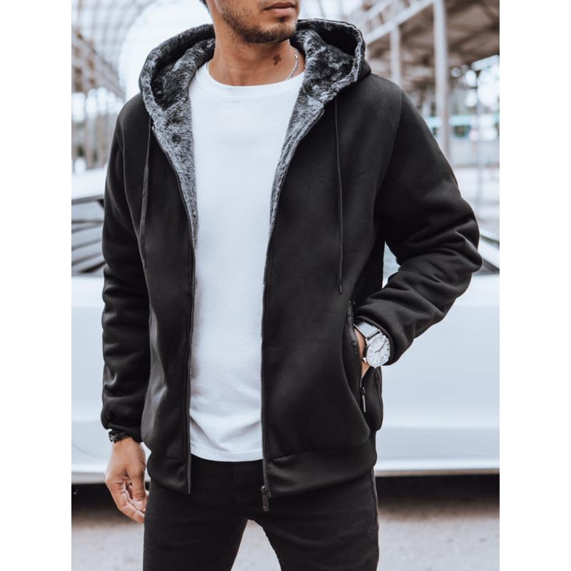 Pánská zateplená bunda se stahovací šňůrkou VERITA černá