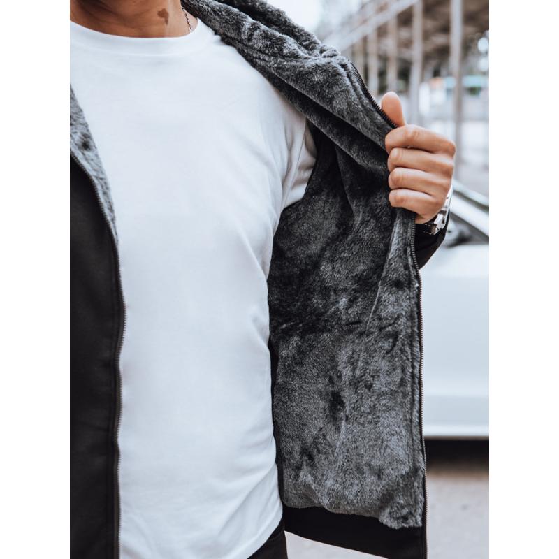 Pánská zateplená bunda se stahovací šňůrkou VERITA černá