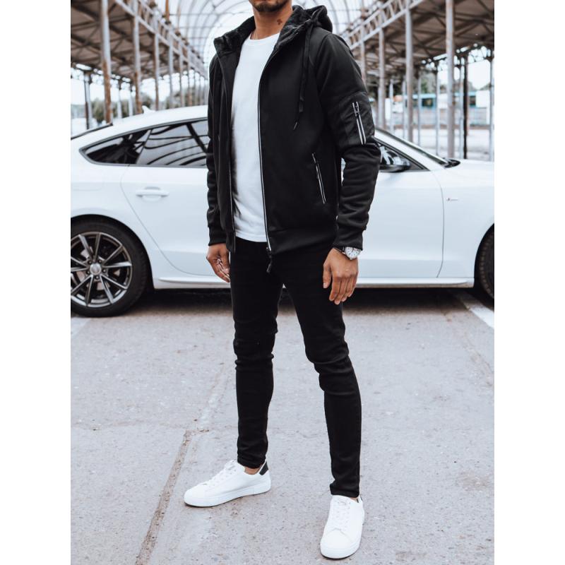 Pánska zateplená mikina ROSETA čierna