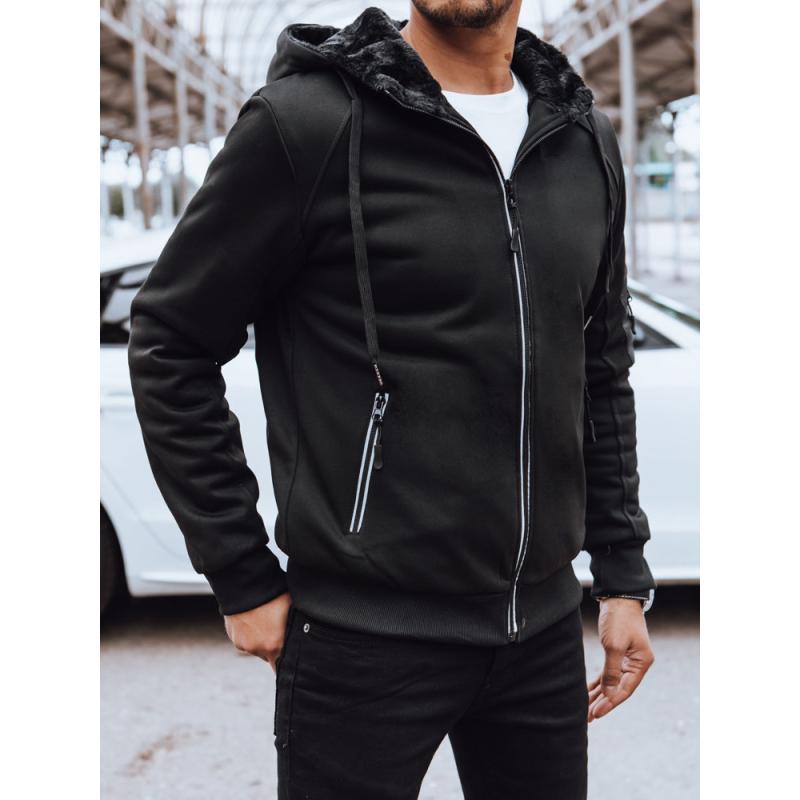 Pánska zateplená mikina ROSETA čierna