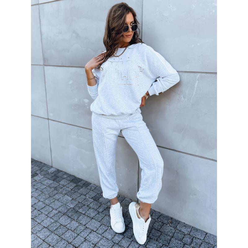 Dámská tepláková souprava BULLS světle šedá