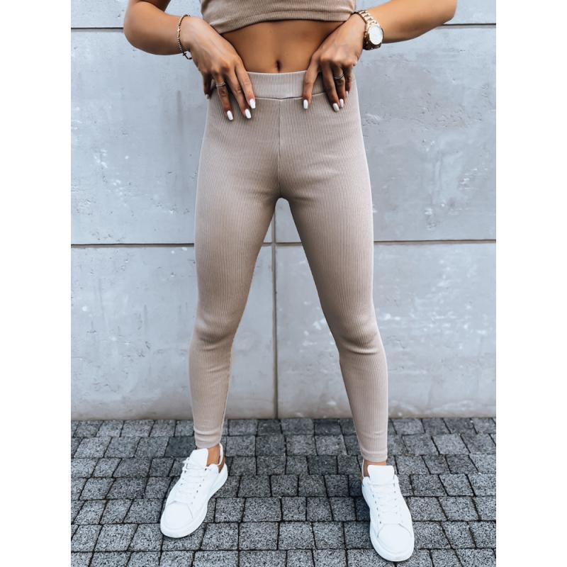 Női leggings OLIVE BRANCH bézs