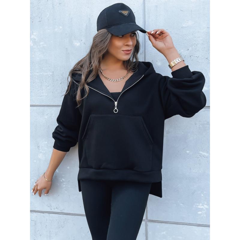 Dámská tepláková souprava 3 v 1 černá ZNAČKA VAŠEHO STYLU