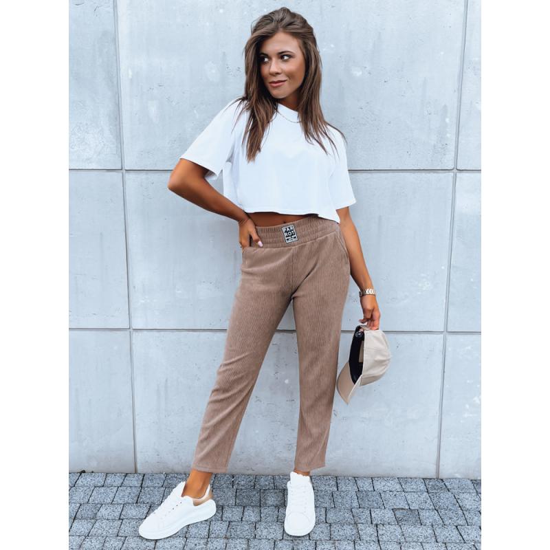 Dámske tepláky MOONLIGHT hnedé