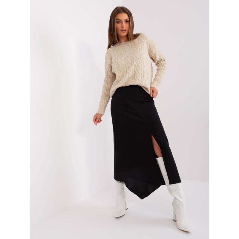 Női hosszú ujjú kardigán ABBEY bézs színű