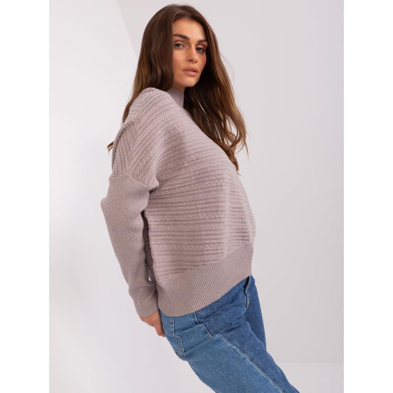 Dámsky sveter ADDAMS tmavobéžový