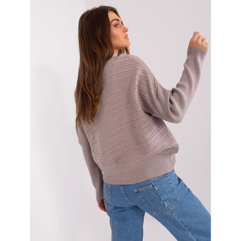 Dámsky sveter ADDAMS tmavobéžový