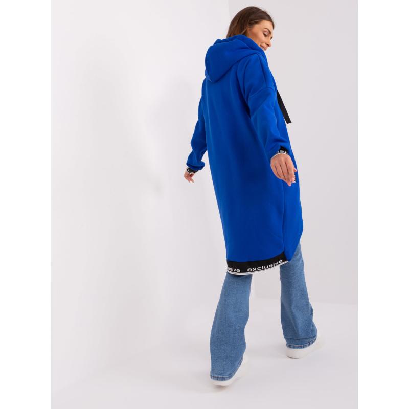 Női blúz VITA felirattal kobalt színben