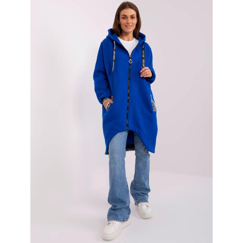 Női blúz VITA felirattal kobalt színben