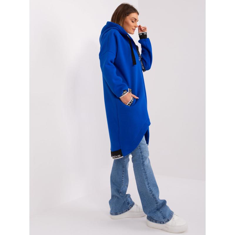 Női blúz VITA felirattal kobalt színben