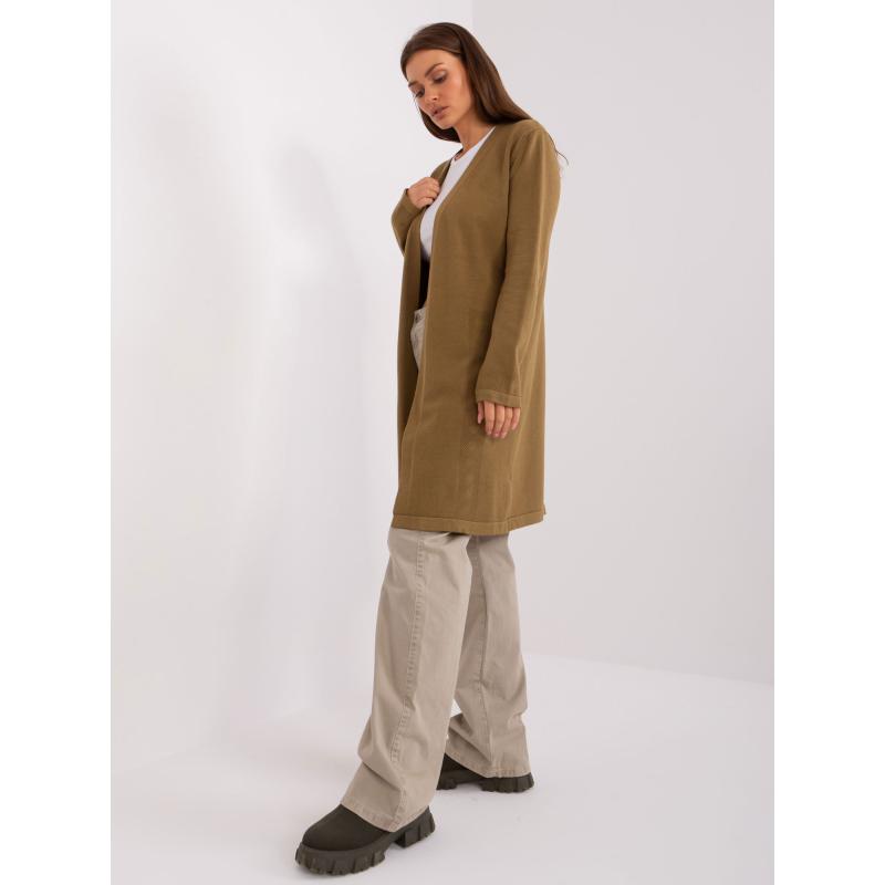 Dámský svetr s dlouhým rukávem ADIDA olivový