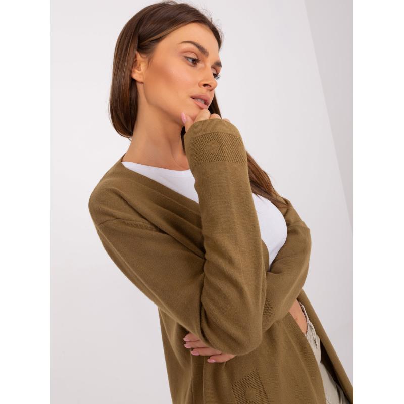Dámský svetr s dlouhým rukávem ADIDA olivový