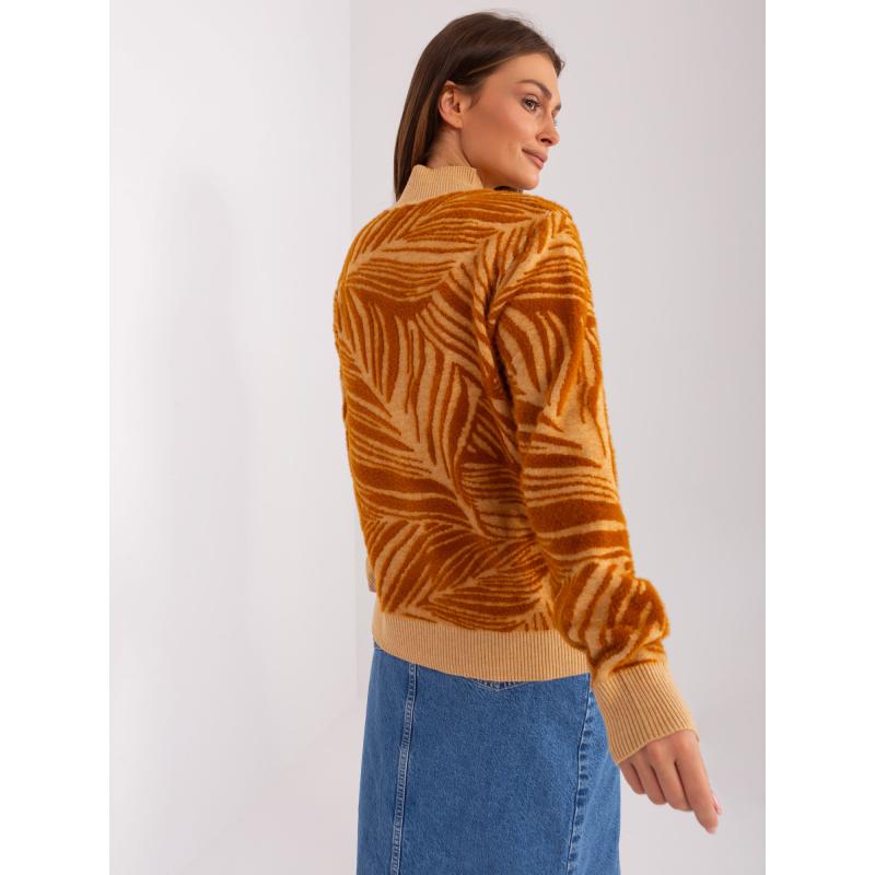 Női mintás garbó ADMI barna