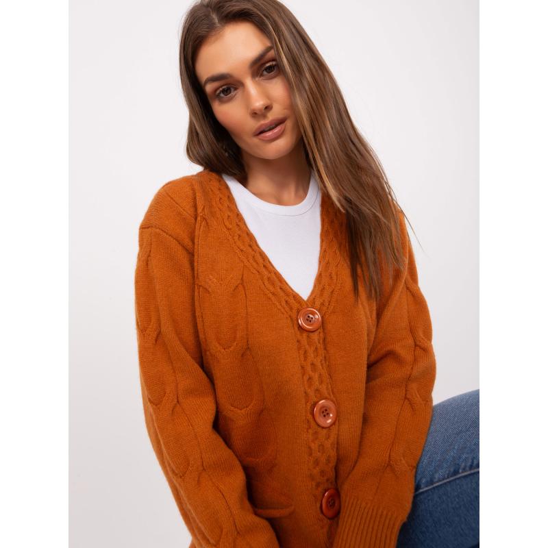 Dámsky sveter AGGIE svetlohnedý