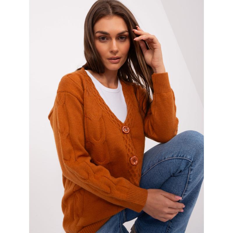 Dámsky sveter AGGIE svetlohnedý