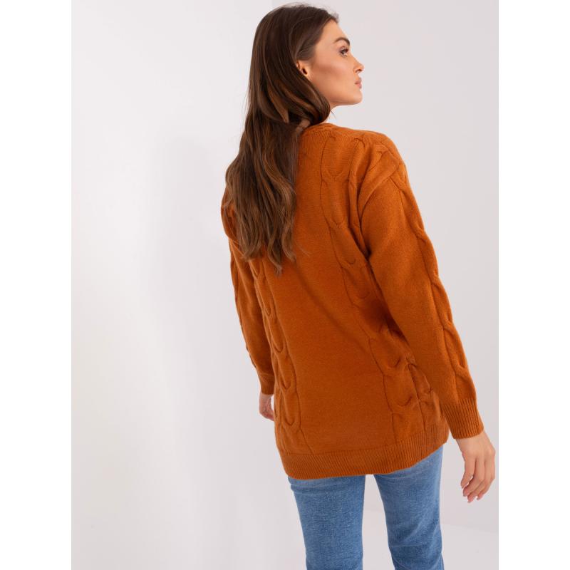 Dámsky sveter AGGIE svetlohnedý