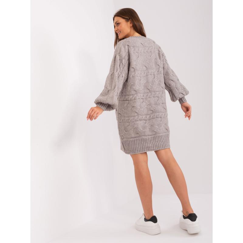 Női térdig érő ruha AILI szürke