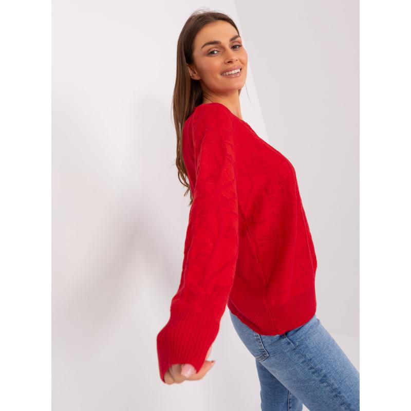 Dámský svetr AKIKA červený