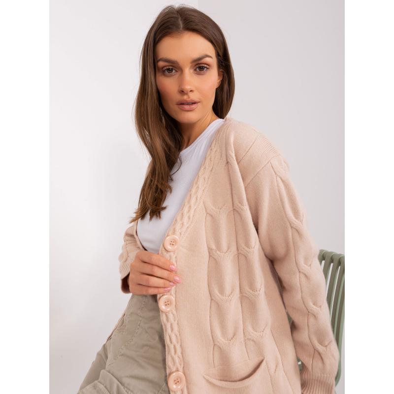 Dámský svetr s bavlnou ALASTAIR béžový