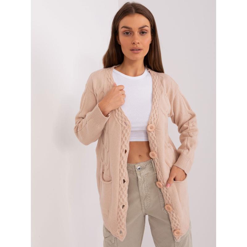 Dámský svetr s bavlnou ALASTAIR béžový
