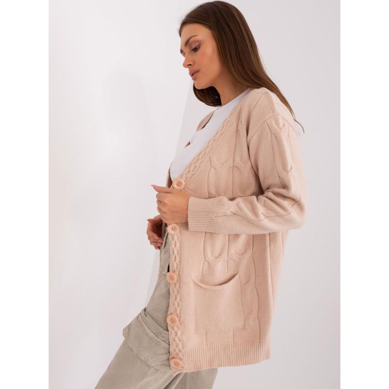 Dámský svetr s bavlnou ALASTAIR béžový