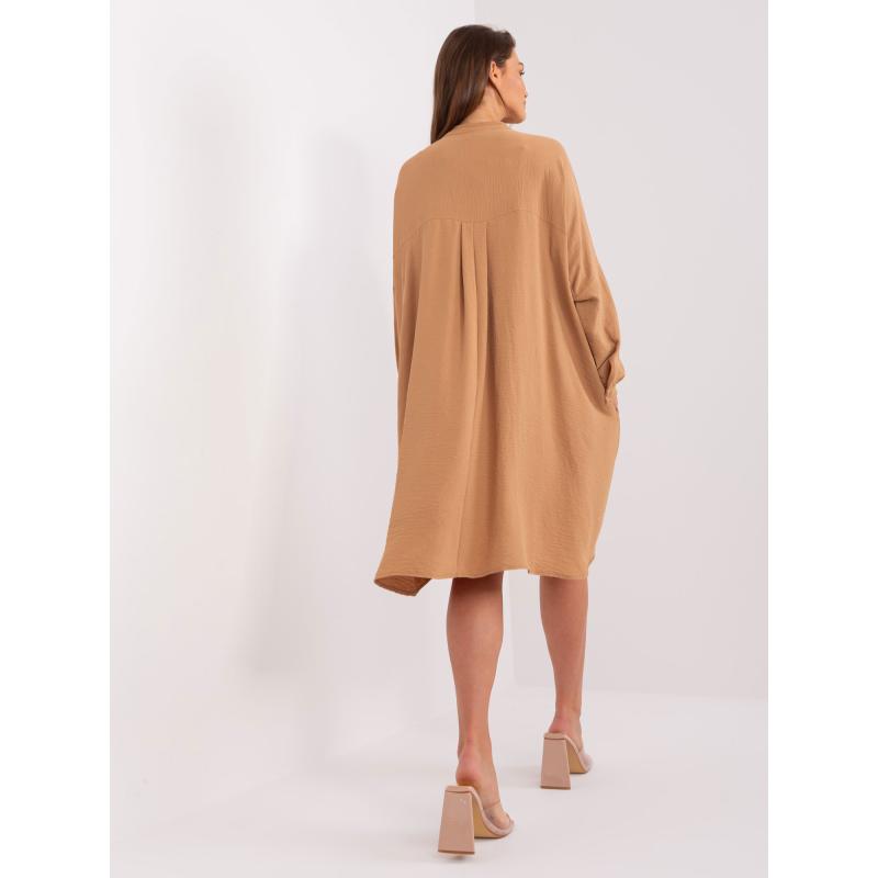 Női midi hosszúságú ruha HITA barna