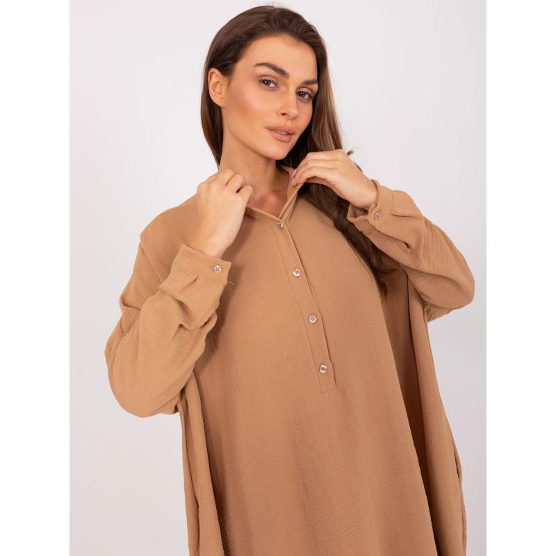 Női midi hosszúságú ruha HITA barna