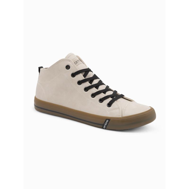 Pánske členkové tenisky V6 OM-FOTH-0121 krémové