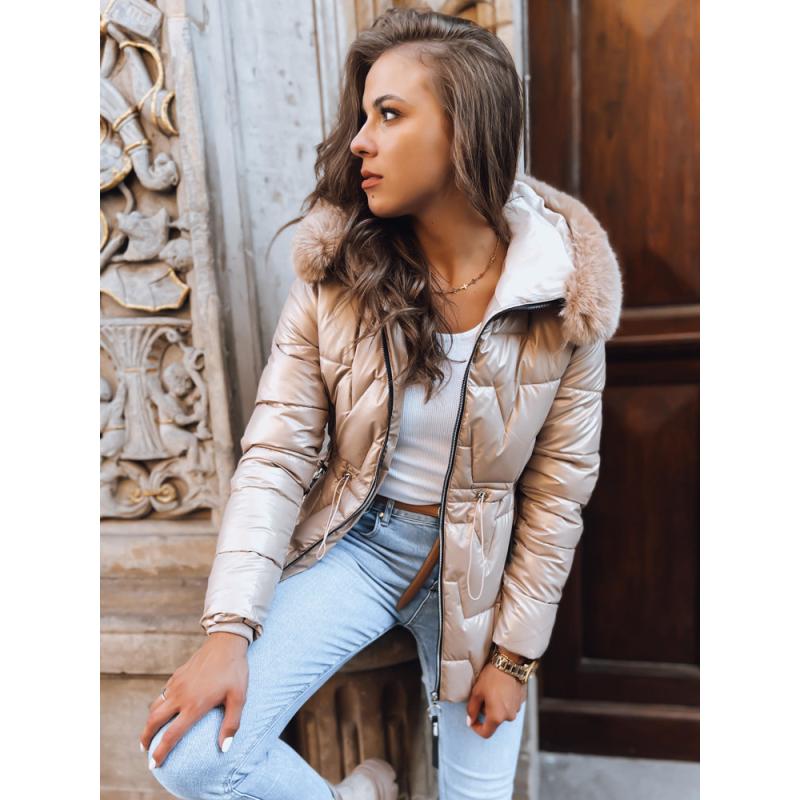 Dámska zimná bunda ABIGAIL WARM zlatá