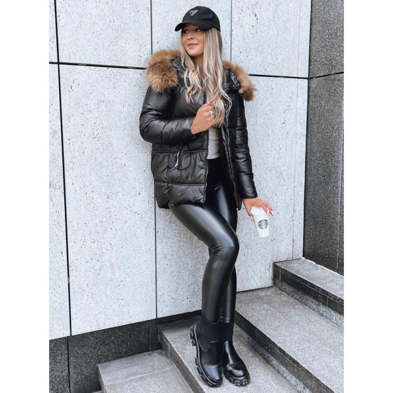 Dámska zimná prešívaná bunda AMBER DAWN čierna