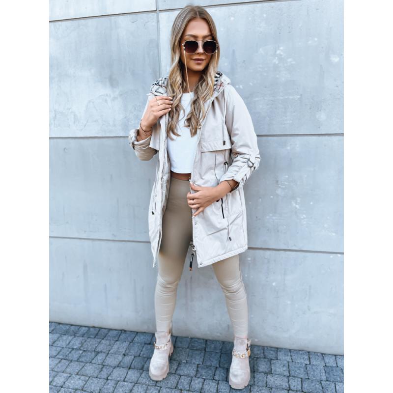 Dámská bunda parka STARK STYLE světle béžová