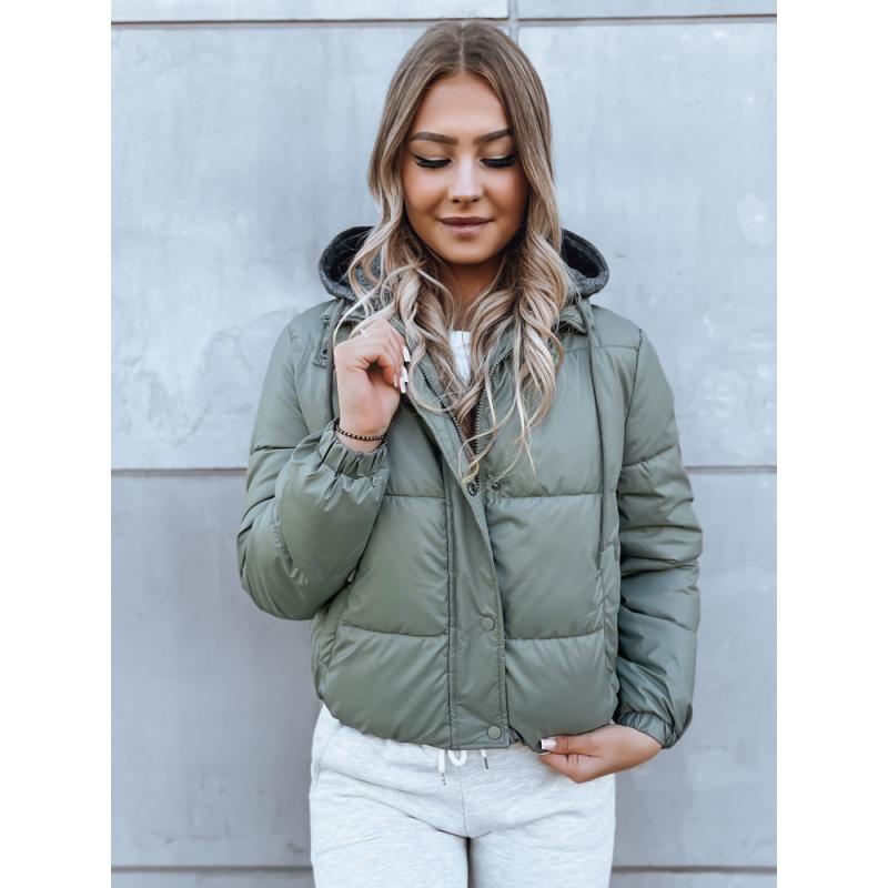 Dámská prošívaná bunda KHALEESI zelená