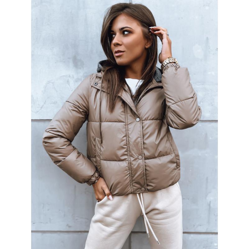 Dámská prošívaná bunda KHALEESI hnědá