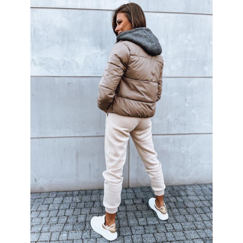 Dámská prošívaná bunda KHALEESI hnědá