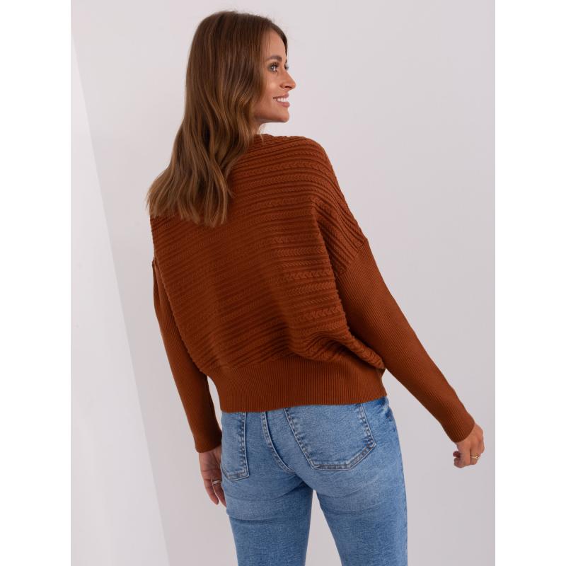 Dámsky sveter BASILA hnedý