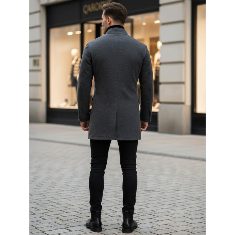 Pánsky kabát LORES sivý