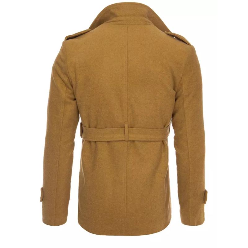 Pánský dvouřadový kabát WINAS hnědý