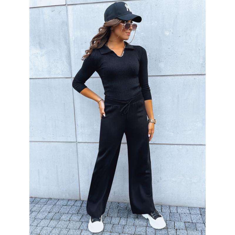 Dámské kalhoty  LAKELIFE černé