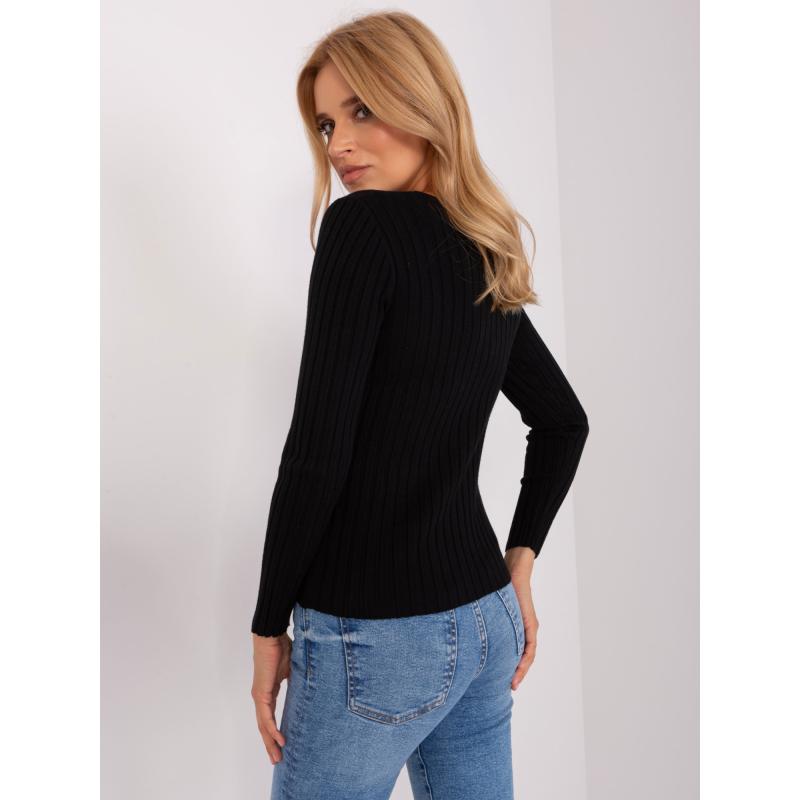 Női pulóver BROCKA fekete