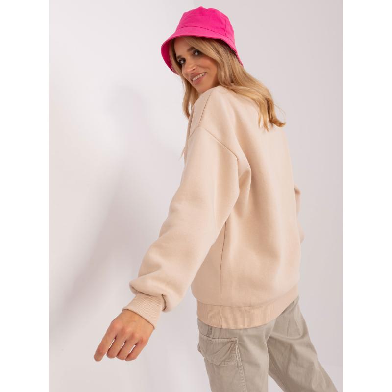 Dámská mikina s kapucí DUSTINA béžová 
