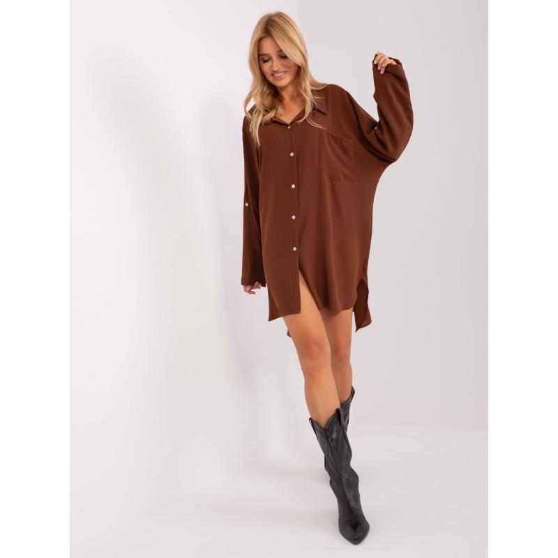 Női ruha ELARIA barna