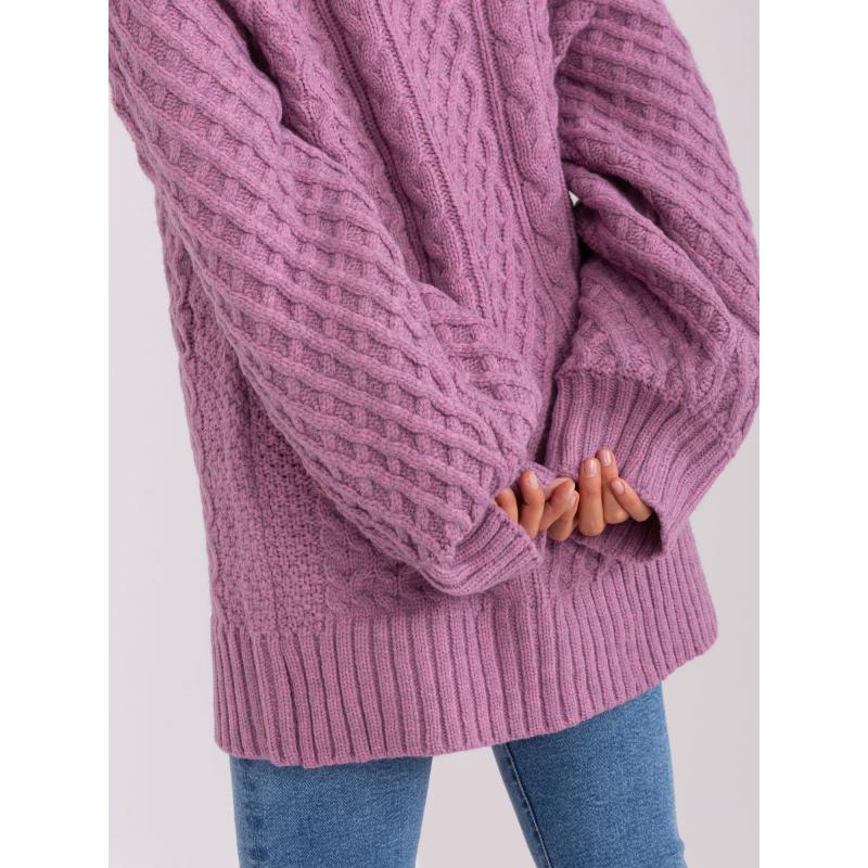 Női ruha copfokkal SOLOMON lila