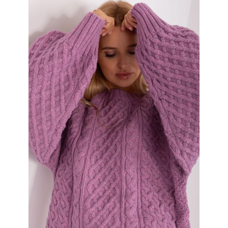 Női ruha copfokkal SOLOMON lila