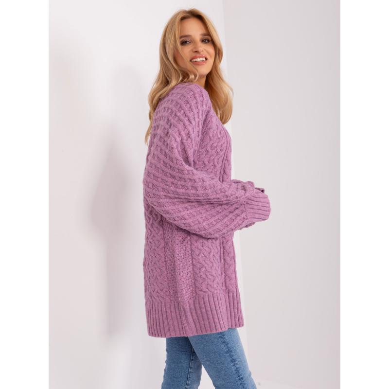 Női ruha copfokkal SOLOMON lila