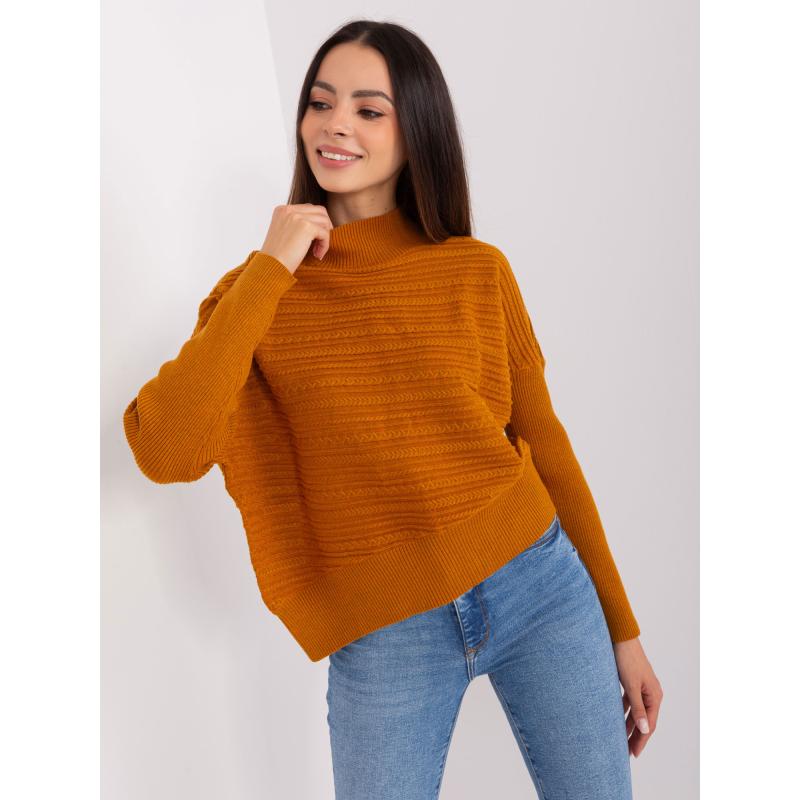 Dámsky sveter BLOITA svetlohnedý